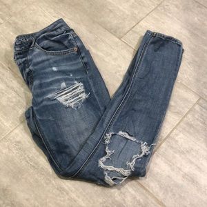 Distressed American Eagle Jeans